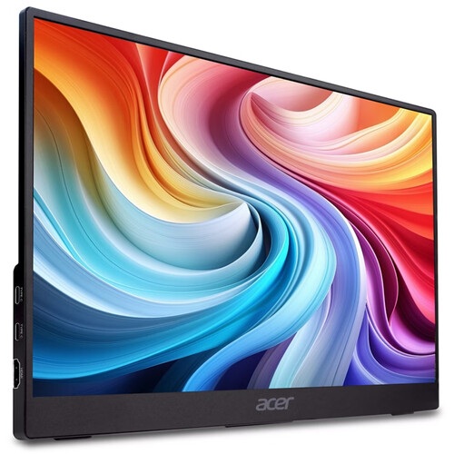 Monitor Portátil 15'' FHD / Acer PM161Q JSMIUUX | 2610 – Acer PM161Q JSMIUUX UM.ZP1AA.J08 Monitor portátil 15,6″ con Panel IPS, Resolución Full HD 1920 × 1080, Relación de aspecto 16:9, Frecuencia de actualización 60 Hz, Superficie antirreflejos