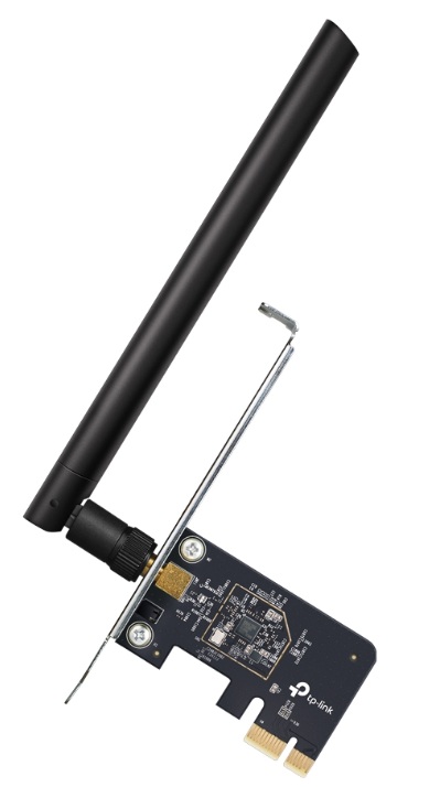 Adaptador PCIe Wi-Fi 5 633 Mbps / TP-Link Archer T2E | 2502 - Adaptador de Red PCI Express inalámbrico Wi-Fi 5 AC600, 1-Antenas externa desmontable, Velocidad 633 Mbps (200 Mbps en 2.4Ghz + 433 Mbps en 5Ghz), Potencia de Transmisión: 23 dBm, Tecnología