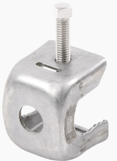 Adaptador Universal / Andrew UA-3 | 2603 - Commscope UA-3 es un adaptador universal diseñado para la instalación de sujetadores de presión en miembros de torre tubulares o angulares. Componente de acero inoxidable permite la fijación segura de cables