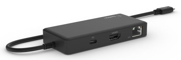 Docking Belkin INC008ttBK / USB-C 5-Port | 2604 – Belkin INC008ttBK es un adaptador diseñado para ampliar la conectividad de dispositivos USB-C, cuenta con salida HDMI 1.4 con soporte 4K a 30 Hz, 2 puertos USB-A 3.2 Gen 1 con transferencia de 5 Gbps
