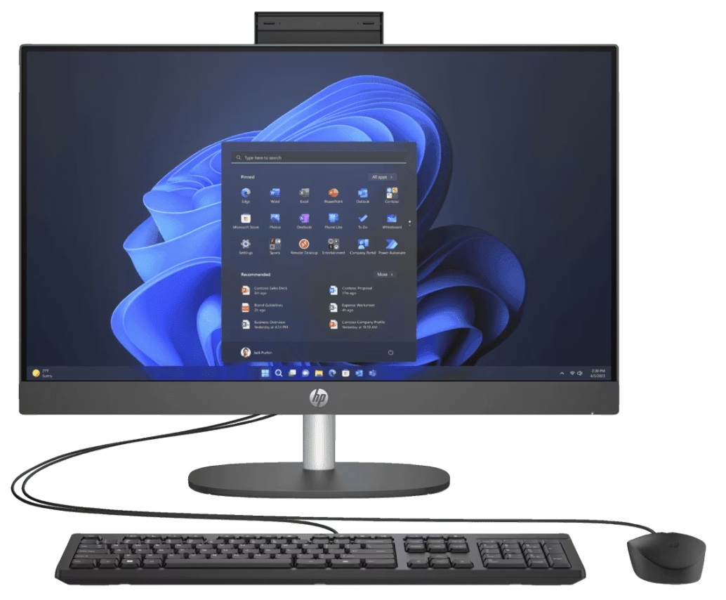 All-in-One HP ProOne 245 G10 / Ryzen 5 de 24'' | 2604 – HP ProOne 245 G10 AL2J6LT#ABM es un equipo todo en uno diseñado para optimizar la productividad empresarial en espacios de trabajo modernos. Posee un procesador AMD Ryzen 5 7520U de 4 núcleos