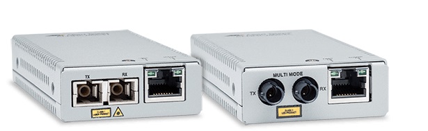 Convertidor Allied Telesis AT-MMC2000/LC-90 | 2306 - Convertidor de medios gigabit ethernet a fibra óptica, conector LC, multimodo (MMF), distancia de 220 hasta 500 m, Puertos: 1x 1000 BaseT (RJ45), 1x 1000 SX/LC, Auto Negociación