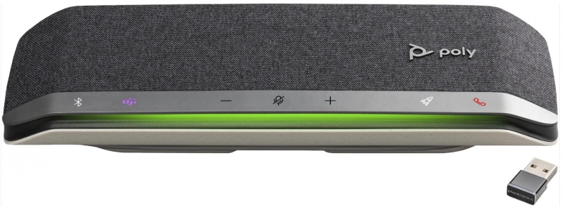 Altavoz HP 77P36AA / Poly Sync 40+ M | 2509 - HP Poly Sync 40+ (M) 77P36AA es un altavoz manos libres inteligente con certificación para Microsoft Teams, diseñado para espacios de trabajo flexibles, salas pequeñas y medianas, o uso personal en entornos