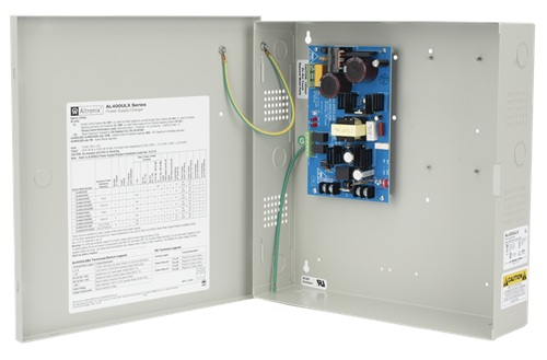 Altronix AL-400-ULX / Fuente de alimentación | 2609 - Altronix AL-400-ULX Fuente de alimentación/cargador con una salida Clase 2, Entrada de alimentación: 115 VAC / 60 Hz, Salida seleccionable: 12 VDC o 24 VDC, Corriente: 4A a 12 VDC o 3A a 24 VDC