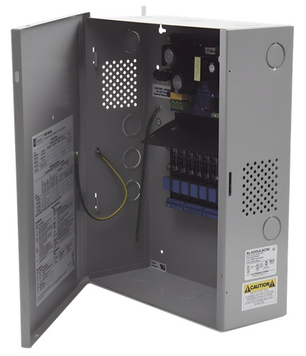 Altronix AL400ULACM / Fuente de alimentación | 2609 - Altronix AL400ULACM es una fuente de alimentación para aplicaciones de control de acceso y detección de incendio, Entrada de alimentación: 115 VAC 60 Hz 3,5 A, Salida: 12 VDC a 4A o 24 VDC a 3A