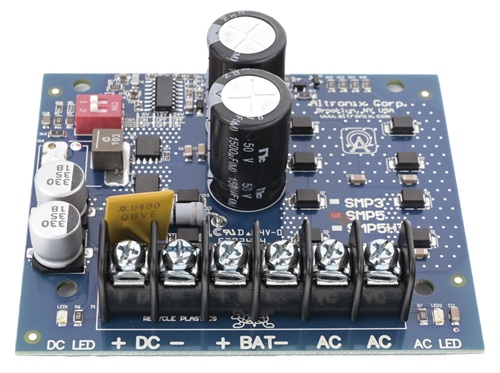 Altronix SMP-5 / Fuente de alimentación | 2609 - Altronix SMP-5 es una fuente de alimentación/cargador tipo tarjeta, Salida seleccionable: 6, 12 o 24 VDC, Corriente de suministro: 4 A, Regulación de salida: Filtrada y regulada electrónicamente