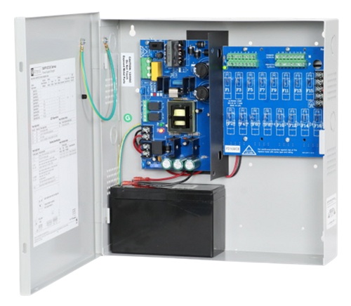 Altronix SMP10PM12P16CB / Fuente de alimentación | 2609 - Altronix SMP10PM12P16CB es una fuente de alimentación/cargador profesional para sistemas de seguridad y control de acceso, Entrada de alimentación: 115 VAC 50/60 Hz 1,45 A, Salida: 12 VDC