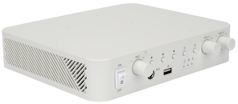 Amplificador de Audio 60W / Hikvision DS-QAE0A60G1-VB | 2603 - Hikvision DS-QAE0A60G1-VB es un amplificador de mezcla diseñado para sistemas de megafonía y audio distribuido en interiores, incorpora potencia nominal de 60 W, conectividad Bluetooth