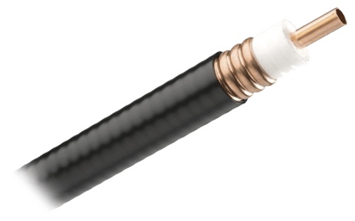 Cable Coaxial Heliax / Andrew AVA5-50 | 2609 - Andrew / CommScope AVA5-50 Cable coaxial HELIAX de 7/8'' con cobre corrugado y blindaje 100%, Conductor central: Hueco, Impedancia: 50 Ω, Diámetro exterior: 28,13 mm, Diámetro del conductor interno 9.44 mm