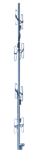 Antena de estación Base / Andrew DB408-B | 2609 - Andrew / Commscope DB408-B es una antena omnidireccional de dipolos expuestos para uso exterior, Banda: Única, Frecuencia: 450–470 MHz, Polarización: Vertical, Ganancia: 8,7 dBi, Haz horizontal: 360°