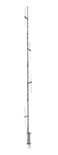 Antena VHF / ANDREW DB224-E | 2609 - ANDREW / COMMSCOPE DB224-E es una antena omnidireccional de 4 dipolos para uso exterior, Rango de frecuencia: 138–150 MHz, Ganancia: 8,1 dBi, Polarización: Vertical, Ancho de haz horizontal: 360°, Vertical 16°