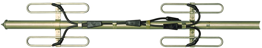 Antena de Estación Base 3.8 dBd / Andrew DB404-B | 2603 - Commscope DB404-B es una antena base omnidireccional de UHF diseñada para operar en el rango de 450 a 470 MHz. Ganancia de 3.8 dBd y soporta una potencia máxima de 250 Watts