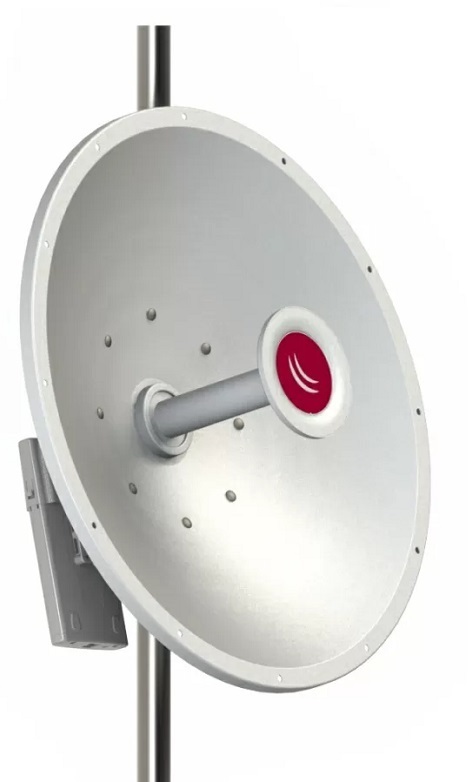 Antena mANT30 PA 30dBi / MikroTik MTAD-5G-30D3-PA | 2508 - MikroTik MTAD-5G-30D3-PA también conocido como mANT30 PA, es una antena parabólica direccional, diseñada para enlaces de alta ganancia en la banda de 5 GHz y ganancia de 30 dBi para Basebox