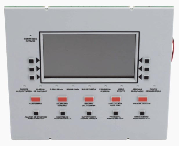 Anunciador de Cristal Líquido / Notifier LCD-160-SP | 2604 - Notifier LCD-160-SP es un anunciador remoto diseñado para visualizar información del estado del sistema en paneles NFS2-3030 y controladores NCA-2, replica los eventos de la pantalla principal