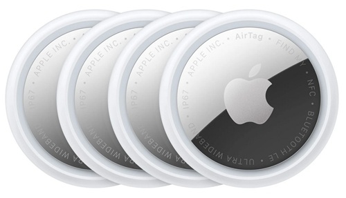 Localizador Apple / AirTag A2937 G2 Pack x4 | 2609 – Apple AirTag MFEA4AM/A es un paquete de 4 localizadores de objetos de 2.ª generación para utilizar con la app Encontrar, Conectividad: Bluetooth, chip de banda ultraancha de segunda generación
