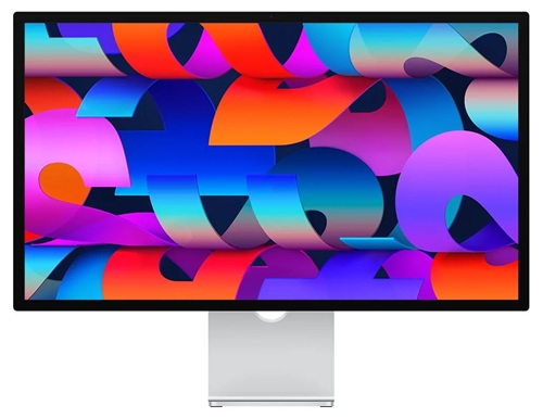 Monitor Apple / Studio Display 27 | 2609 - Apple Studio Display MFEW4CL/A Monitor con vidrio estándar y base con inclinación y altura ajustables, Pantalla: Retina 5K de 27 pulgadas, Resolución: 5120 x 2880 píxeles, Brillo: 600 nits, Frecuencia 60 Hz