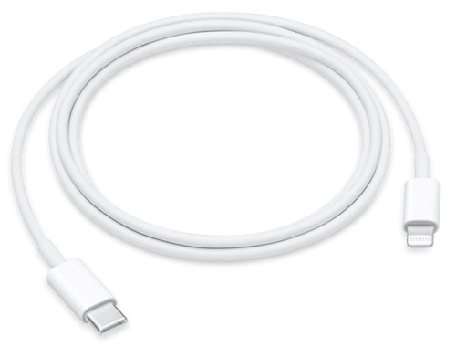 Cable USB-C a Lightning / Apple MUQ93AM-A | 2609 – Apple MUQ93AM/A Cable de USB-C a Lightning, Longitud: 1 m, Conector 1: USB-C, Conector 2: Lightning, Funciones: Carga y sincronización, Conecta dispositivos Lightning a puertos USB-C o Thunderbolt 3