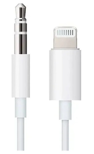 Cable Lightning a 3.5 mm / Apple MXK22AM-A | 2609 – Apple MXK22AM/A es un cable de audio bidireccional color blanco, Longitud: 1.2 m, Conector 1: Lightning, Conector 2: Audio de 3.5 mm, Permite conectar AirPods Max o Beats Solo Pro a un puerto 3.5 mm