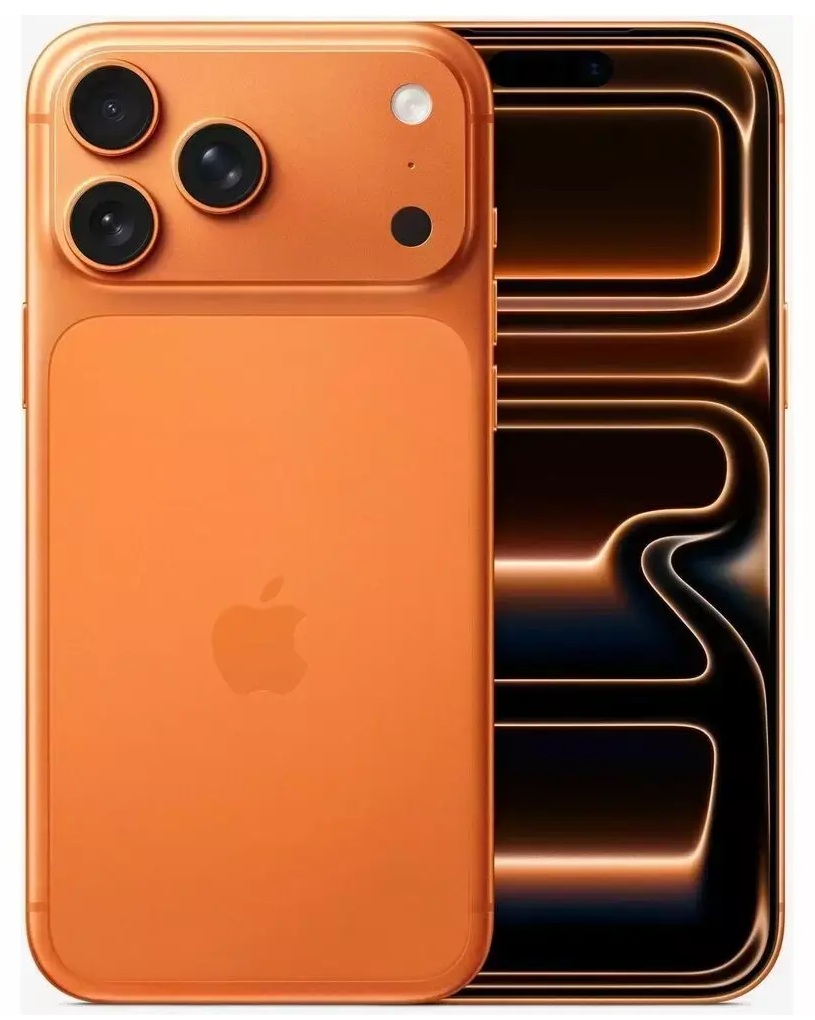 Apple Smartphone Orange / iPhone 17 Pro 256GB | 2606 – Apple MG8H4LZ/A es un smartphone diseñado para procesamiento móvil avanzado. Dispone de una capacidad de 256 GB, memoria RAM de 12 GB, procesador Hexa-core Chip A19 Pro, pantalla OLED Liquid Retina XD