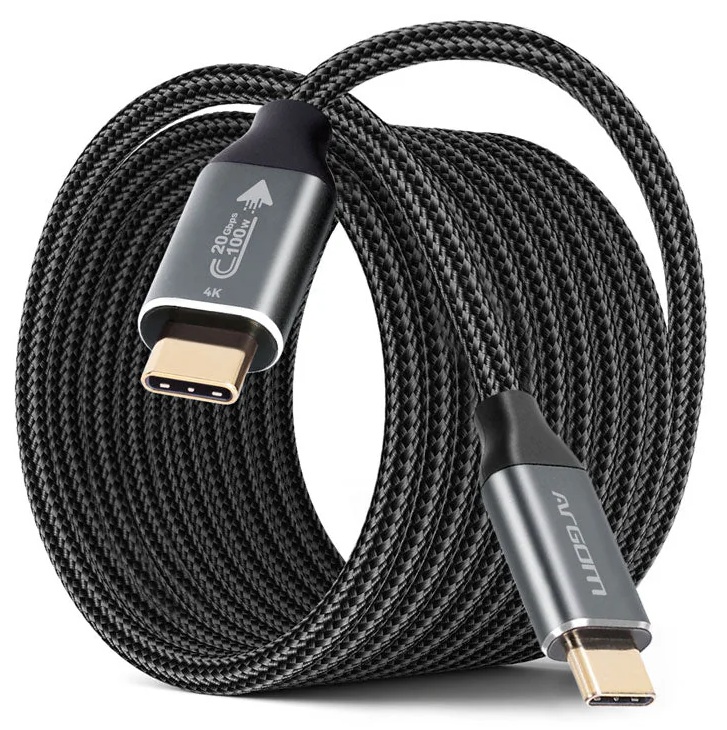 Cable de carga USB-C 100W / Argom ARG-CB-1401BK | 2605 – Argom Tech Dura Max ARG-CB-1401BK es un cable USB-C a USB-C diseñado para carga PD de 100 W a 5 A, transferencia de datos USB 3.2 Gen 2 hasta 20 Gbps, soporte de video 4K a 60 Hz, chipset E-Mark