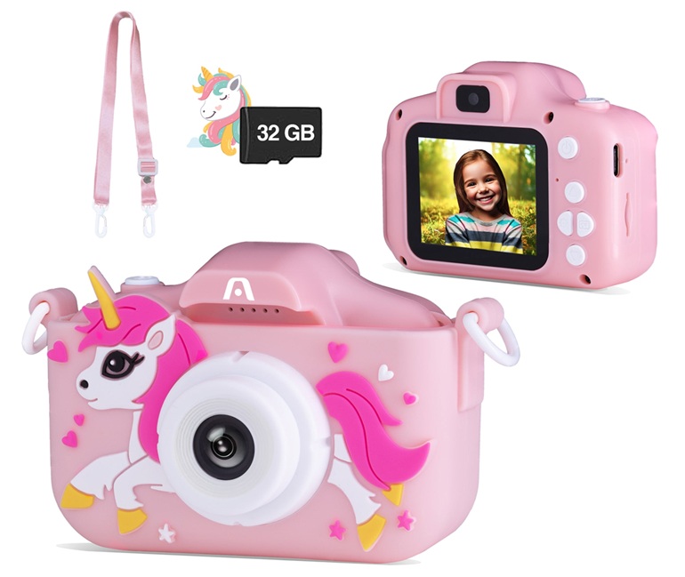 Cámara Digital 40MP / Argom PIX81 | 2605 – Argom PIX81 ARG-AC-9181PKCL es una cámara diseñada para el uso infantil, sensor CMOS para captura de fotos y videos, resolución de imagen de hasta 40 megapíxeles, pantalla LCD de 2 pulgadas, zoom digital 4x