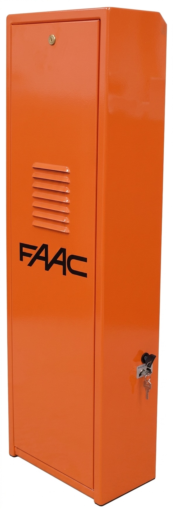 FAAC 1046358 / Barrera hidráulica | 2604 – FAAC 1046358 es una barrera hidráulica diseñada para el control de acceso vehicular de tráfico intenso, tecnología hidráulica con bloqueo en apertura y cierre, frecuencia de uso de 100%, apertura de 2 a 3 seg