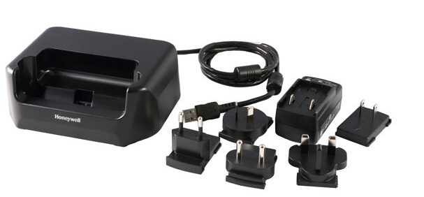 Base de Carga / Honeywell EDA70-HB-R | 2507 – Base de carga Honeywell EDA70-HB-R diseñada para la tableta industrial Honeywell EDA70. Tipo de cargador: Base de carga tipo pared, Alimentación: Adaptador de corriente de 5 V / 2 A, Puerto: USB-A  