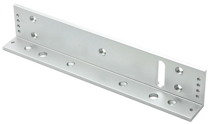 Bracket tipo L / Seco-Larm E-941S-600/LQ | 2604 - Seco-Larm E-941S-600/LQ es un soporte de montaje diseñado para la instalación de electroimanes en puertas que abren hacia afuera, compatible con la serie de cerraduras electromagnéticas de 600 libras