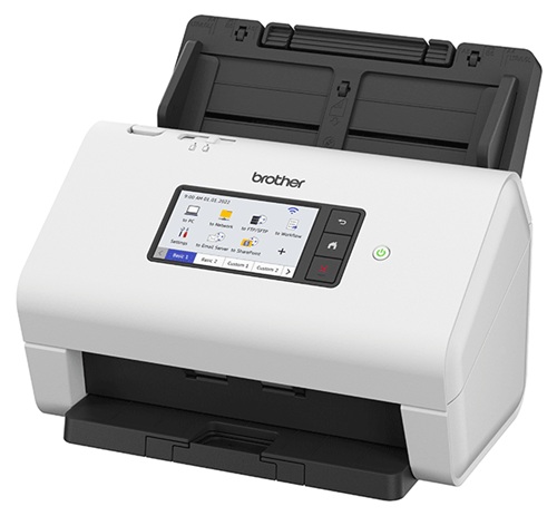 Brother ADS-4900W / Escáner 60 ppm | 2609 - Brother ADS-4900W es un escáner de escritorio profesional con alimentador de hojas para grupos de trabajo de alto volumen, Velocidad de escaneo: Hasta 60 ppm simple y 120 ipm dúplex en negro y color, Res