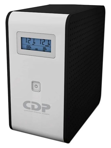 UPS 1.5KVA Interactiva / CDP R-SMART1510 | 2609 - CDP R-SMART1510 es una UPS Line Interactive monofásica en formato torre, Capacidad: 1,5 kVA / 900 W, Entrada y salida nominal: 120 VAC Monofásica, Rango de entrada: 85 a 145 VAC