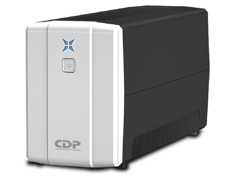 UPS  750VA Interactiva / CDP R-UPR-758 | 2605 - CDP R-UPR758 es una UPS diseñada para la protección de estaciones de trabajo y equipos informáticos, tecnología interactiva con regulador automático de voltaje, capacidad de 750VA/375W, voltaje 120V
