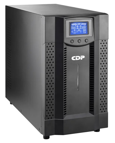 UPS  2KVA Online / CDP UPO11-2AX | 2609 - CDP UPO11-2AX es una UPS Online doble conversión monofásica en formato torre, Capacidad: 2 kVA / 2 kW, Entrada nominal: 120 VAC Monofásica, Rango de entrada: 55 a 150 VAC, Salida nominal: 120 VAC