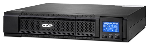 UPS  3KVA Online Rack / CDP UPO11-3RT | 2609 - CDP UPO11-3RT es una UPS Online de doble conversión monofásica en formato Rack/Torre, Capacidad: 3 kVA / 2,7 kW, Entrada nominal: 120 VAC Monofásica, Salida seleccionable: 110/115/120/127 VAC