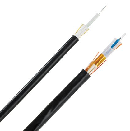 Cable 12-Fibras OM3 Negro / Panduit FOCRX12Y | 2411 - Cable para tubo central de 12 fibras para interiores y exteriores con calificación de conductor vertical (OFNR) y viene con fibras de 250µm, Blindaje: No blindado, Tipo de fibra: OM3, Color: Negro