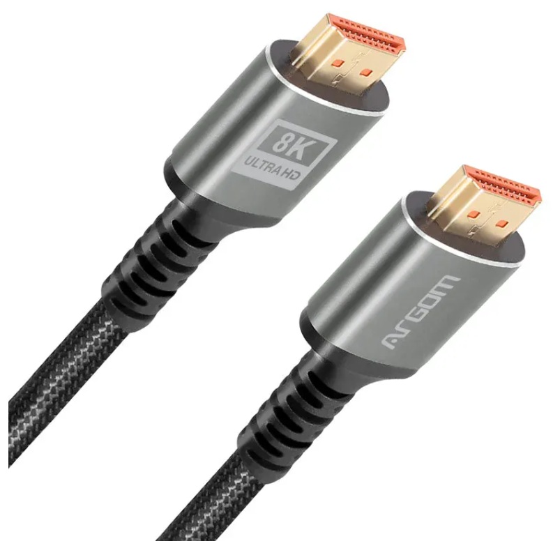 Argom ARG-CB-1883 / Cable HDMI 10K 3m | 2604 – Argom ARG-CB-1883  es un cable, diseñado para rendimiento de próxima generación, admite resoluciones de hasta 10K, frecuencias 8K a 60Hz y 4K a 120Hz, ancho de banda de 48Gbps con Ethernet integrado