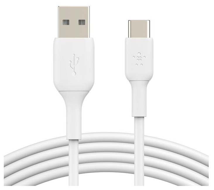 Cable USB-A a USB-C 15W de 1m / Belkin CAB001bt1MWH | 2604 – Belkin CAB001bt1MWH es un cable de carga diseñado para conectar dispositivos USB-C a puertos USB-A estándar, soporta una potencia de carga de hasta 15W, velocidad de transferencia 480 Mbps