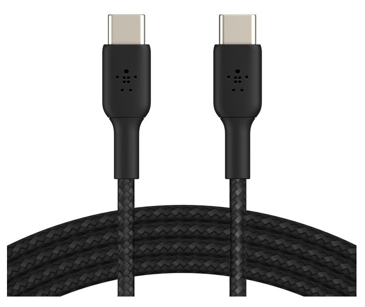 Cable USB-C 60W de 1m / Belkin CAB004bt1MBK | 2604 – Belkin CAB004bt1MBK es un cable diseñado para carga y sincronización de dispositivos móviles, cuenta con conectores USB-C en ambos extremos, soporte de potencia hasta 60 W, certificación USB-IF