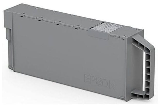 Caja de mantenimiento / Epson S210115 | 2606 – Epson C13S210115 Caja de mantenimiento diseñada para almacenar residuos de tinta generados durante la limpieza de cabezales. Cuenta con Tecnología de inyección de tinta, Chip electrónico de control