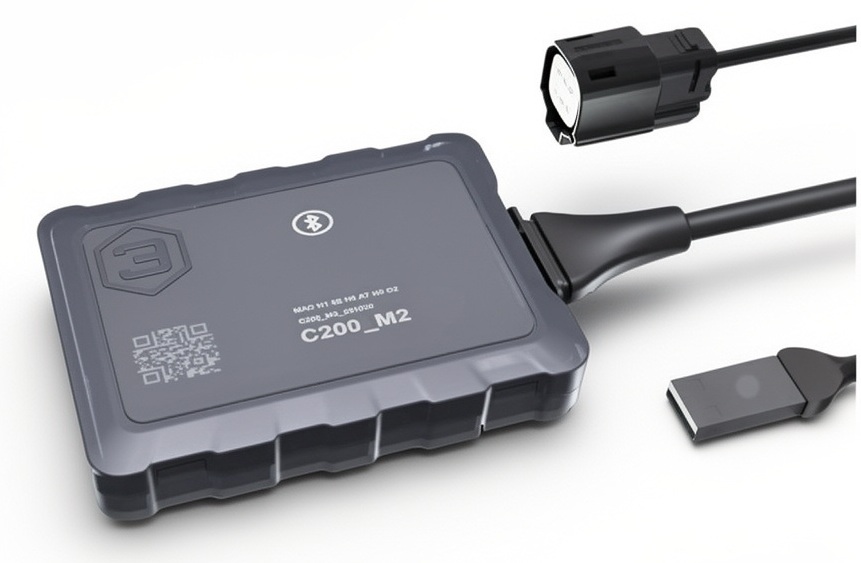 Escort C200 / Calibrador de Sensores de Combustible | 2604 - Escort C200 es un dispositivo de configuración diseñado para la calibración y diagnóstico de sensores de nivel de combustible, compatible con la serie TD, interfaz de conexión RS-485 y RS-232, 