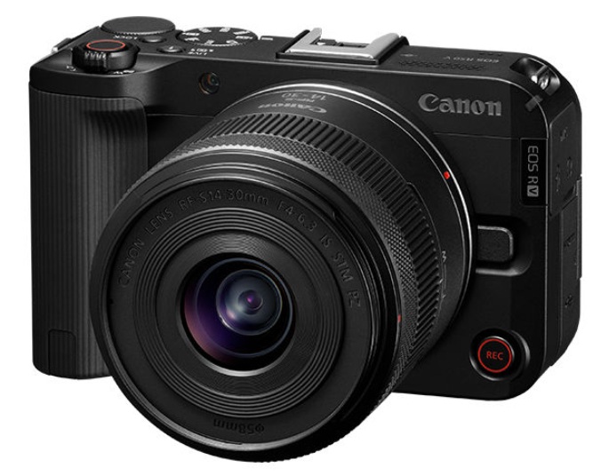 Cámara + Lente 14-30mm / Canon EOS R50 V | 2607 – Canon EOS R50 V + RF-S 14-30mm F4-6.3 IS STM PZ 6895C013AA Cámara mirrorless de objetivos intercambiables. Sensor: CMOS APS-C 24MP, Procesador de imagen DIGIC X, Montura Canon RF, Enfoque automático
