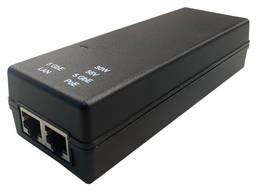 Inyector PoE 30W / Cambium N000000L034B | 2609 - Cambium Networks N000000L034B es un inyector de alimentación PoE para interiores destinado a suministrar energía y datos a equipos de red Cambium, Potencia de salida: 30.5W, Tensión de salida: 56 VDC