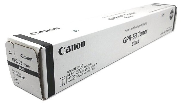 Toner Canon GPR-53 / Negro 36000 Páginas | 2607 – Canon GPR-53 8528B004AA es un cartucho de tóner de alta capacidad diseñado para ofrecer impresiones de alta definición y un desempeño óptimo en sistemas láser imageRUNNER ADVANCE. Referencia GPR-53
