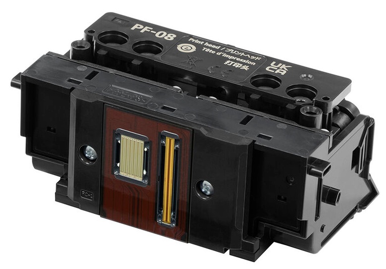 Cabezal de impresión / Canon PF-08 | 2607 – Canon PF-08 5706C003AA Cabezal de impresión original diseñado con tecnología inyección de tinta térmica integrado con boquillas de alta precisión para ofrecer resultados nítidos y detallados de formato ancho