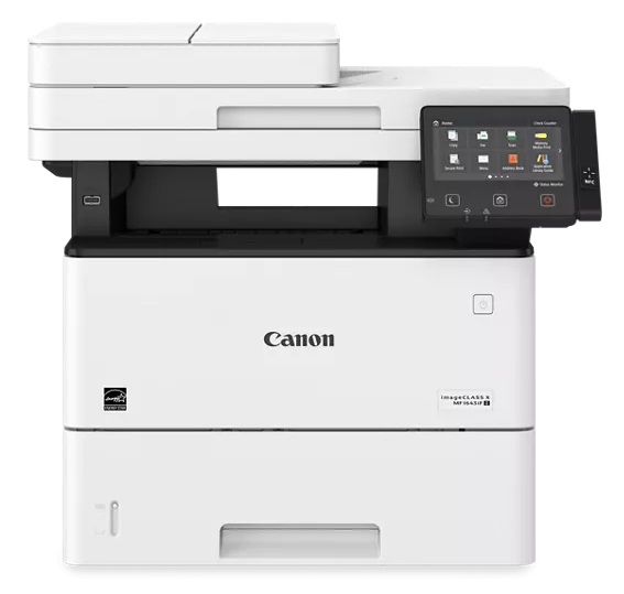 Multifuncional Láser B&N / Canon 1643iF | 2607 – Canon imageRUNNER 1643iF 5160C003BA es una impresora multifuncional láser monocromática diseñada para grupos de trabajo. Funciones: Impresión, Copia, Escáner y Fax, Resolución: Hasta 1200 × 1200 dpi