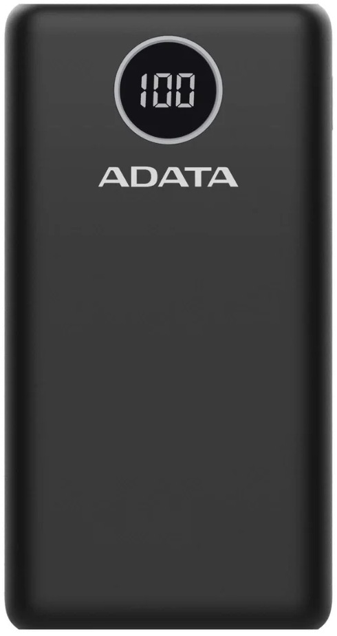 Cargador Portátil 20000 mAh / ADATA AP20000QCD-DGT-CBK | 2602 - ADATA AP20000QCD-DGT-CBK es un power bank portátil de 20000 mAh. Soporte de Quick Charge 3.0 y Power Delivery (PD), Integra una batería Li-Polymer (Li-Po), Pantalla digital