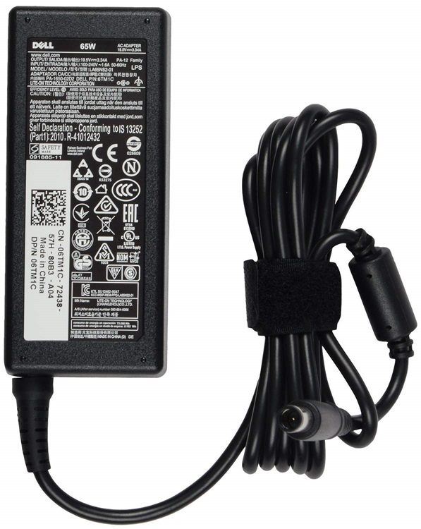 Cargador para Dell Latitude 3480 | 2500 - Adaptadores de Corriente para Laptop Dell Latitude 3480. Voltaje de Entrada 100 - 220 VAC. Incluye cable de alimentación. 