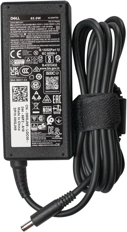 Cargador para Dell Latitude 3490 | 2500 - Adaptadores de Corriente para Laptop Dell Latitude 3490. Voltaje de Entrada 100 - 220 VAC. Incluye cable de alimentación. 