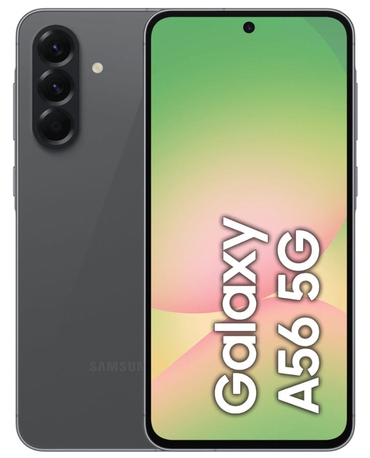 Celular Galaxy A56 256GB / Samsung SM-A566E Negro | 2506 - Smartphone Samsung Galaxy SM-A566EZKCLTC 6.7'' Súper AMOLED, Banda 5G, Procesador Octa-Core, Memoria RAM 8GB, Almacenamiento 256GB, Conectividad Wi-Fi 6 802.11ax, Wi-Fi Direct, Bluetooth v5.3