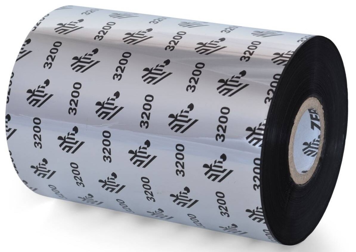 Cinta de Cera-Resina – Negro / Zebra 03200BK11045 | 2607 – Zebra 03200BK11045 es una cinta negra de transferencia térmica original de cera-resina alto rendimiento, diseñada para impresión de códigos de barras con resistencia moderada a químicos