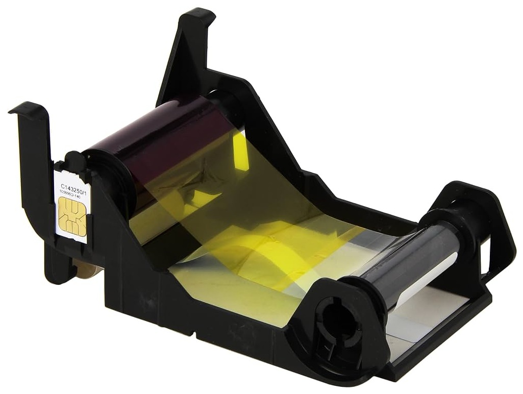 Cinta Color - YMCKO / Zebra 800011-140 | 2607 – Zebra 800011-140 Cinta de color original de cinco paneles YMCKO equipada con un cartucho biodegradable Load-N-Go para impresión de tarjetas en impresoras Zebra ZXP Series 1. Cinta True Color Load-N-Go